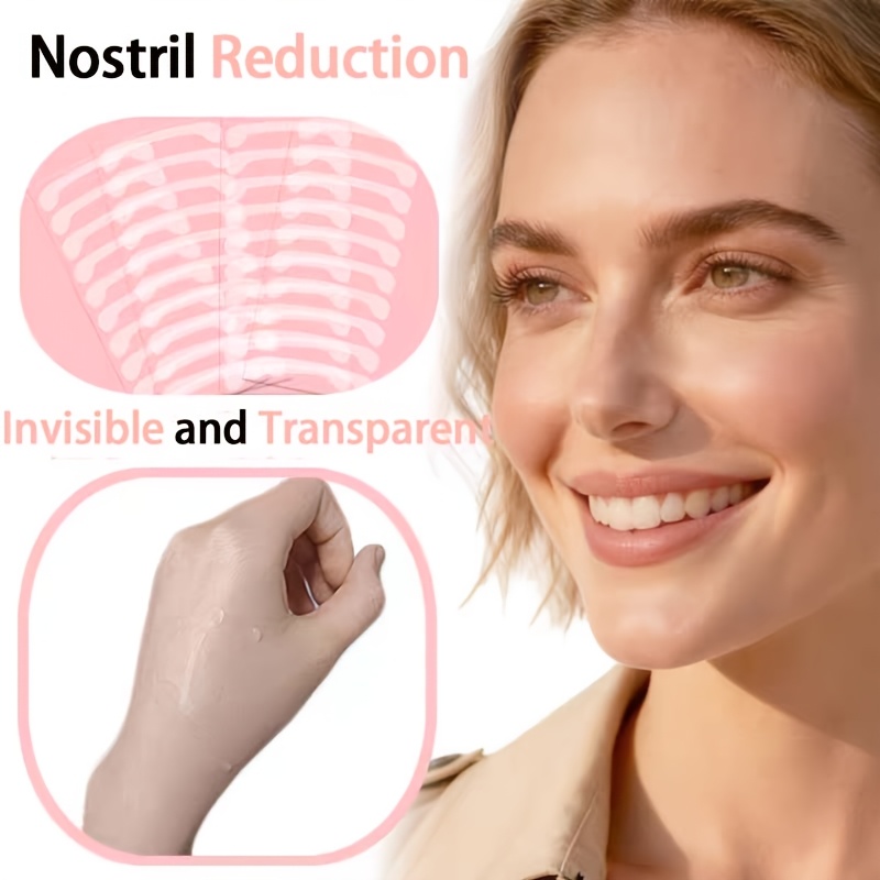 Nose Trimmer - 100 autocollants invisibles pour rétrécir le
