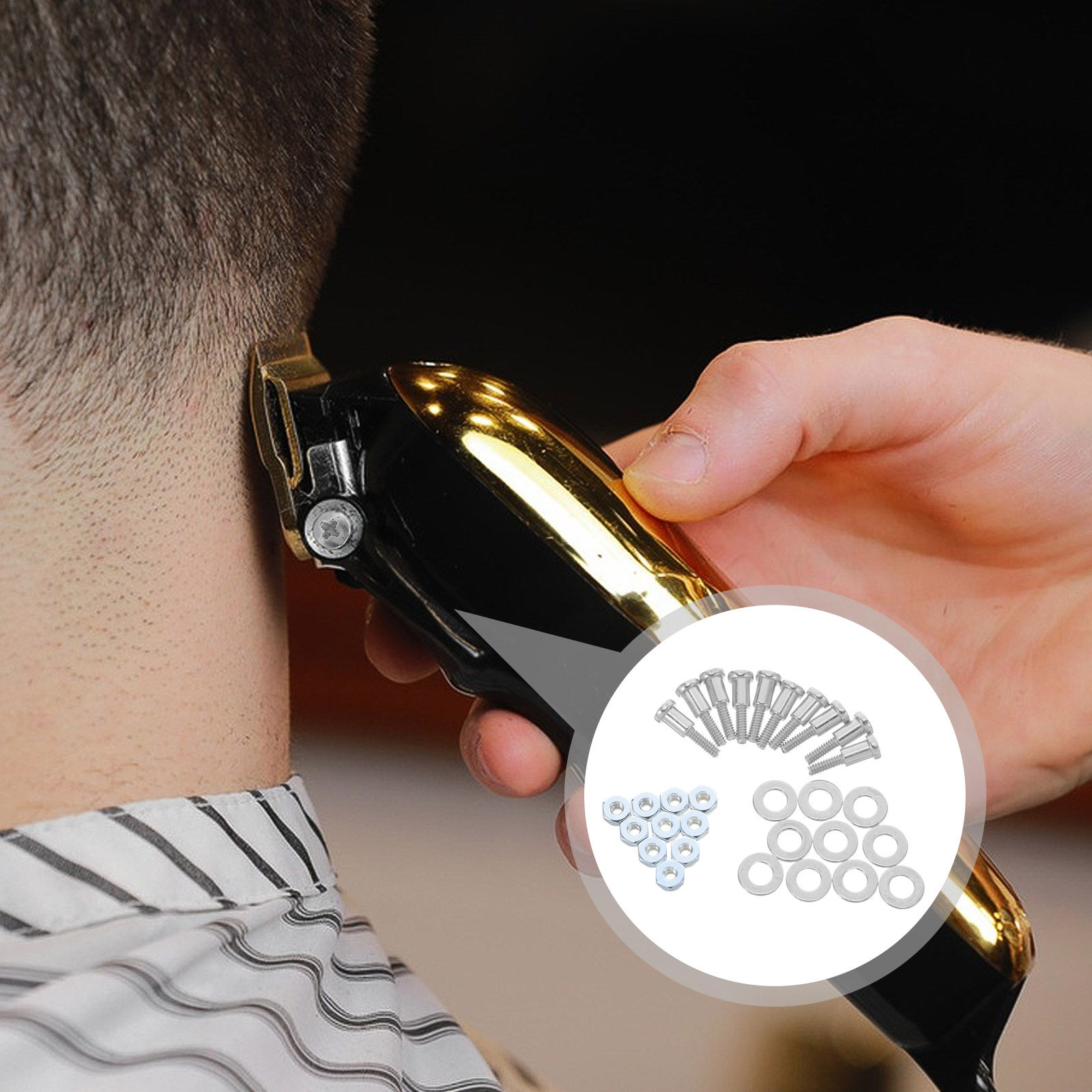 Hair Clipper - 10 jeux de vis pour tondeuse