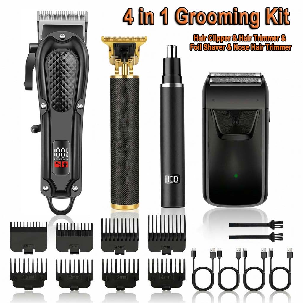 Electric Shaver Rotary - Ensemble de tondeuse à cheveux pour