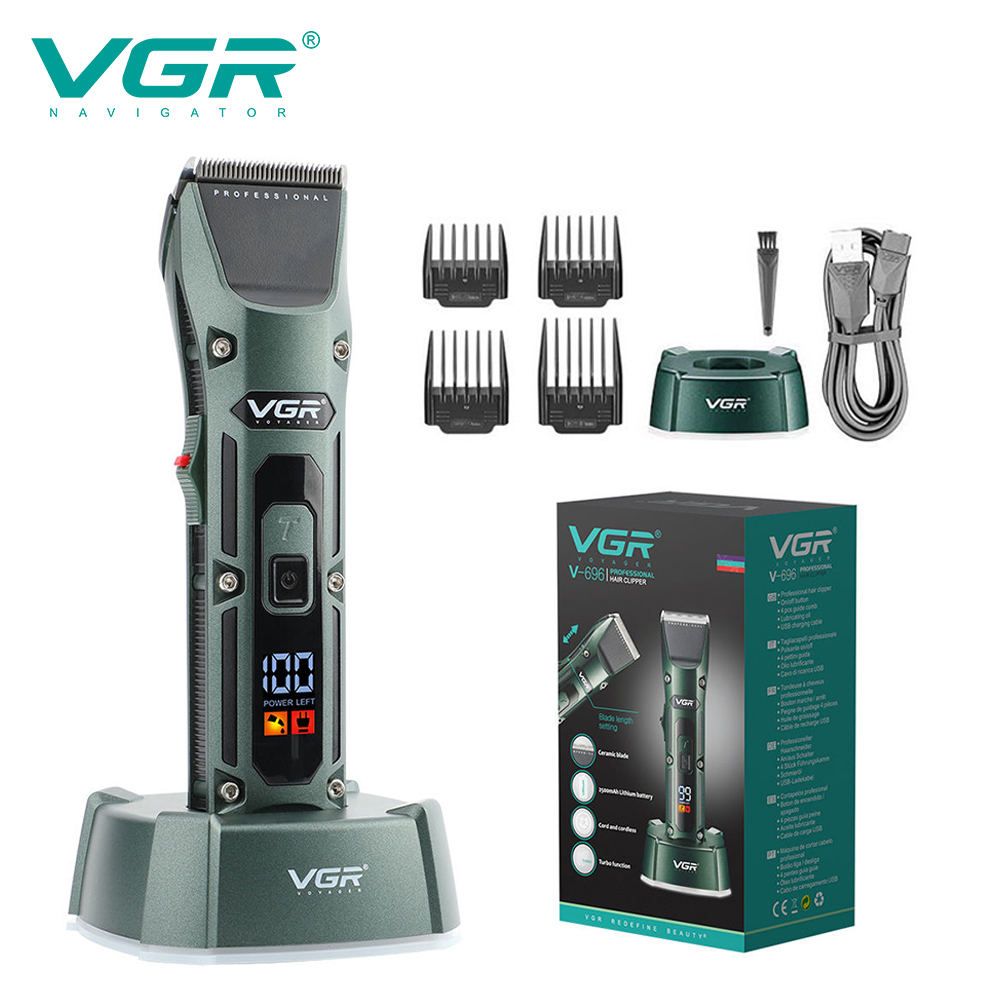 Electric Shaver Rotary - VGR V-696 nouveau métal populaire Salon