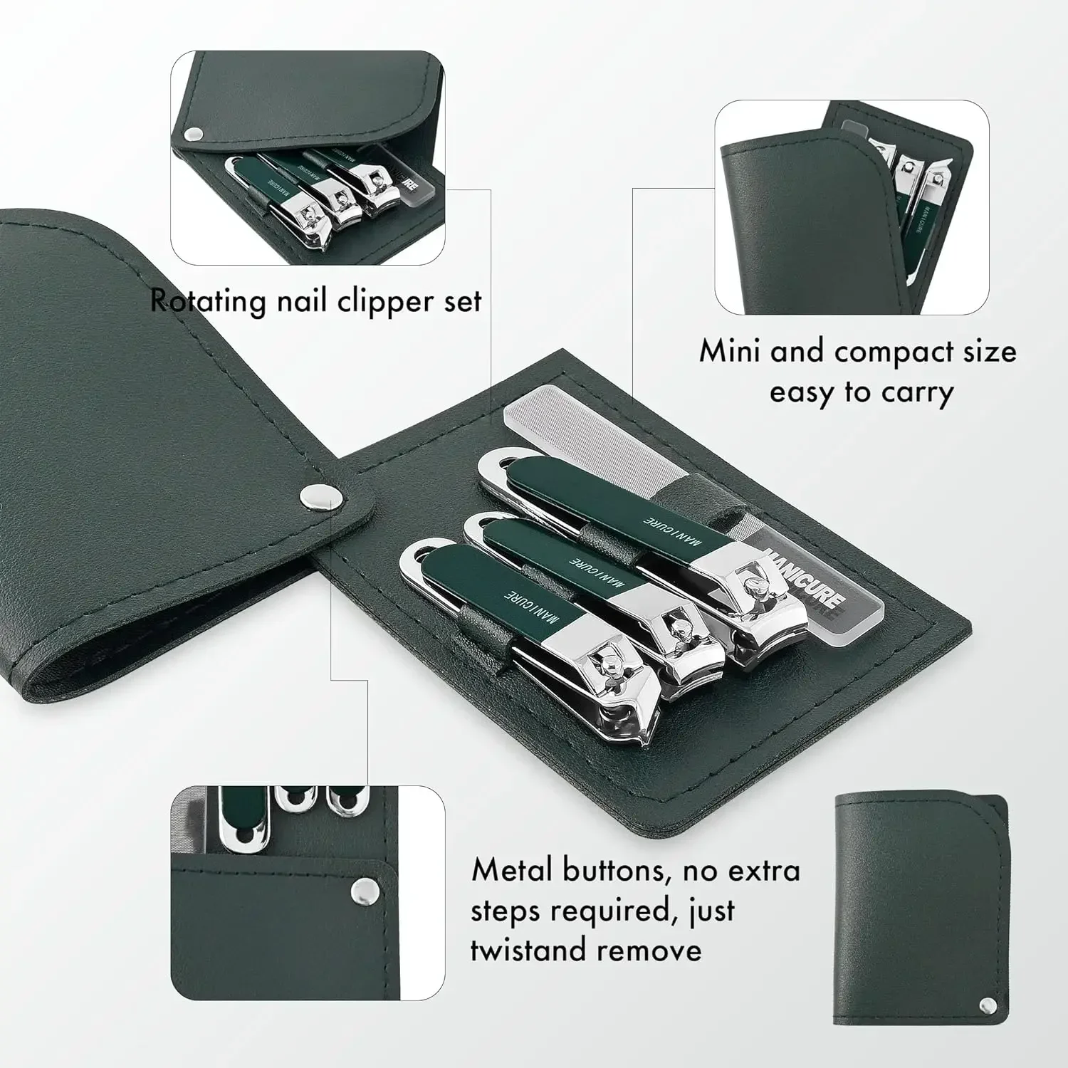 Kit de manucure professionnel  - Mens Grooming Travel Kit avis et prix
