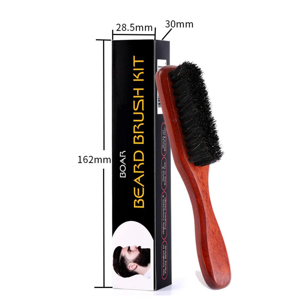 Brosse à barbe en bois souple, - Mens Grooming Travel Kit avis et prix