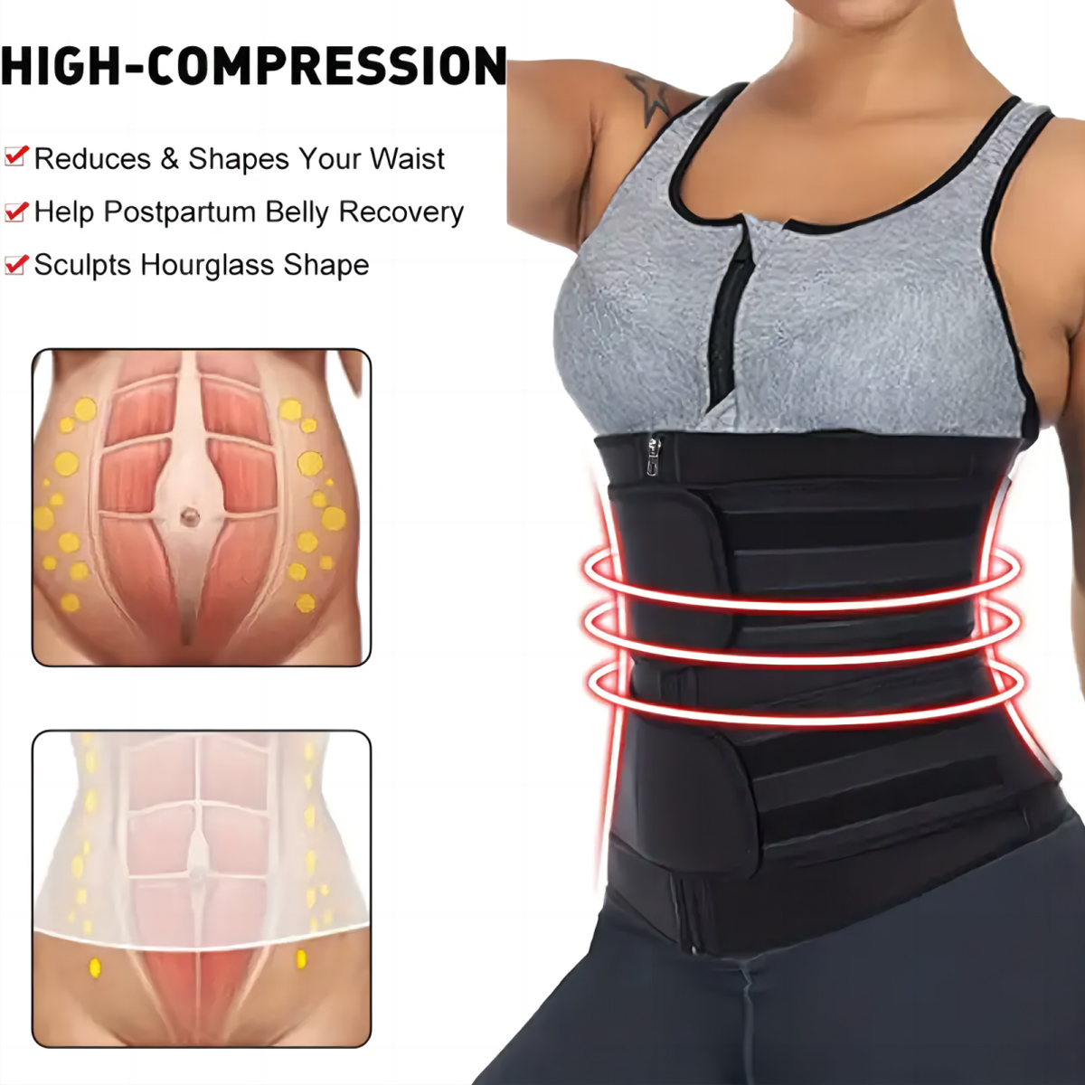 Ceinture de sudation pour femm - Body Trimmer avis et prix