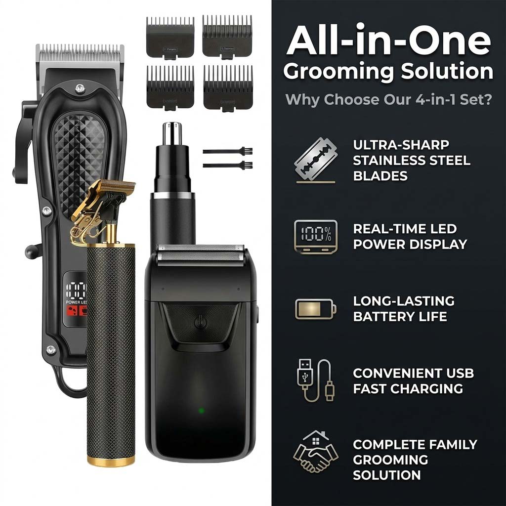 Ensemble de tondeuse à cheveux - Electric Shaver Rotary avis et prix