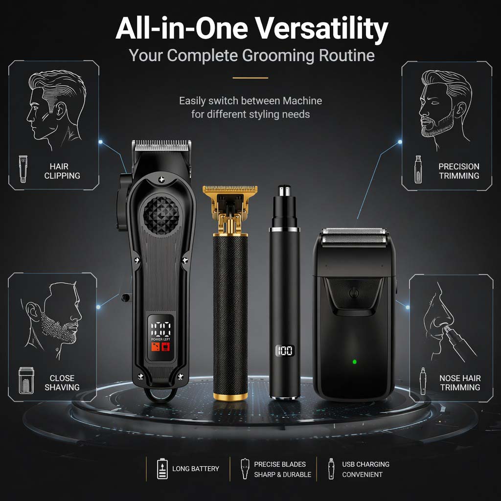 Tondeuse à cheveux 4-en-1 pour - Electric Shaver Rotary avis et prix