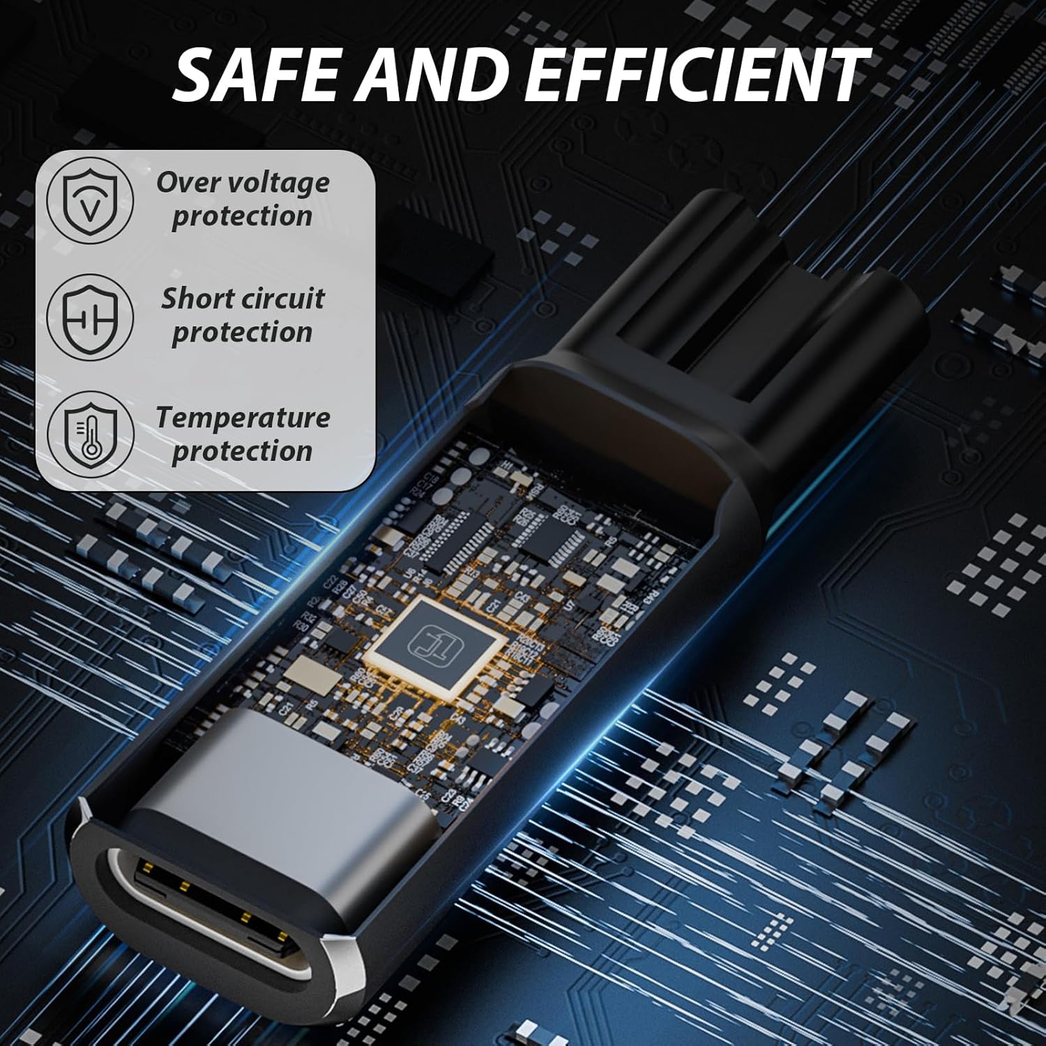 Adaptateur de charge Type-C 15 - Electric Razor avis et prix