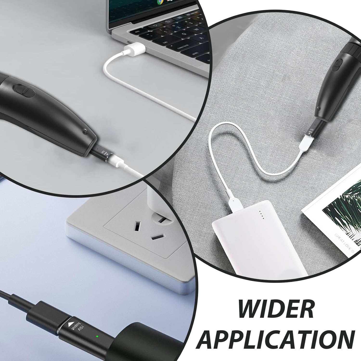 Adaptateur de charge Type-C 15 - Electric Razor avis et prix