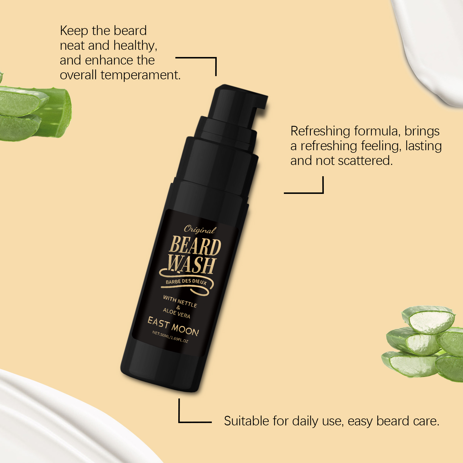 Gel Lavant Barbe Homme 50ML Hy - Beard Oil avis et prix